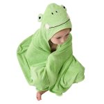 HIPHOP PANDA Bamboo Hooded Baby Towel - Soft Bath Towel with Bear Ears for Babie， Toddler， Infant - Ultra Absorbent， Natural Baby Stuff Baby Bath Shower Gifts for Boy and Girl - (Bear， 30 x 30 Inch)